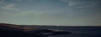 a person standing on top of a rock near the ocean