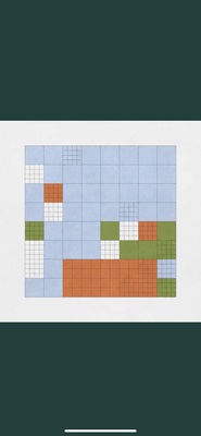 a book cover with a picture of a line of squares