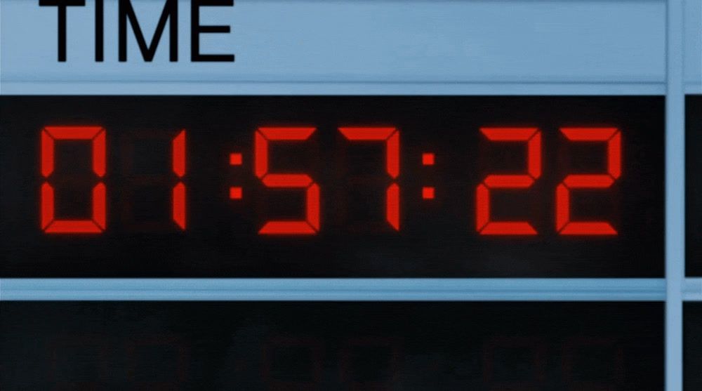 a close up of a clock with the time displayed