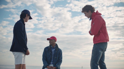 a group of young men standing next to each other