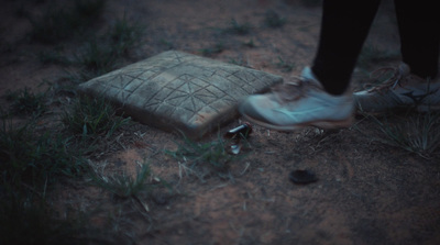 a pair of shoes that are on the ground