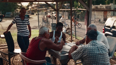 a group of people sitting around a table