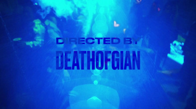 a blue background with the words, directed by deathofigan
