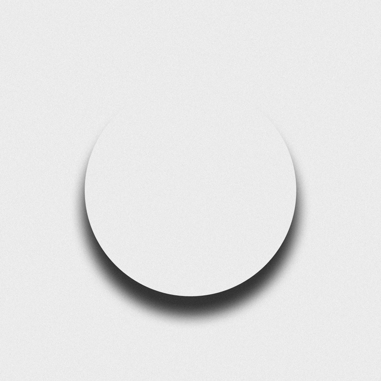 a circular object with a white background