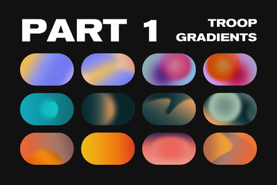 a poster with a bunch of different colored circles