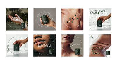 a collage of images showing different types of skin care products