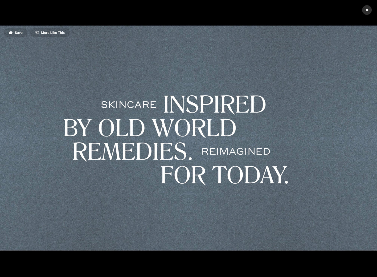 a screen shot of the skin care website