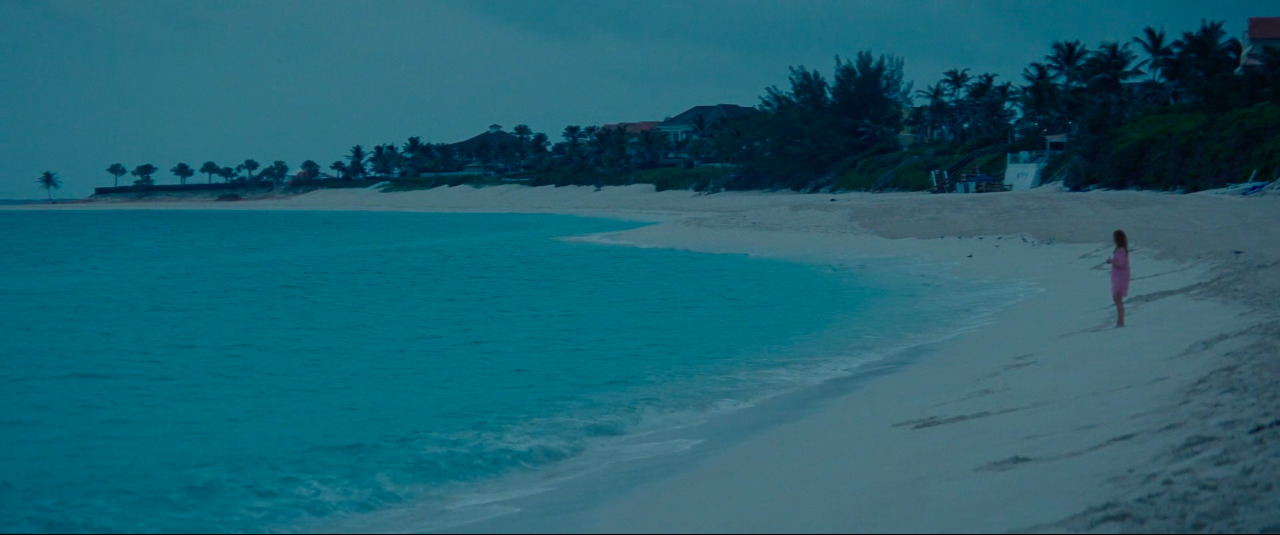 a person standing on a beach next to the ocean