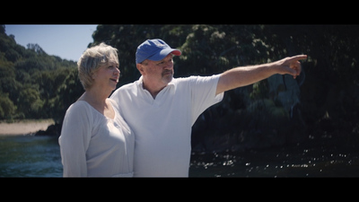 a man and a woman standing next to each other