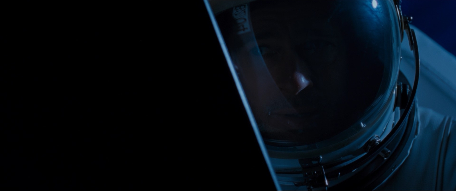 a close up of a person in a space suit