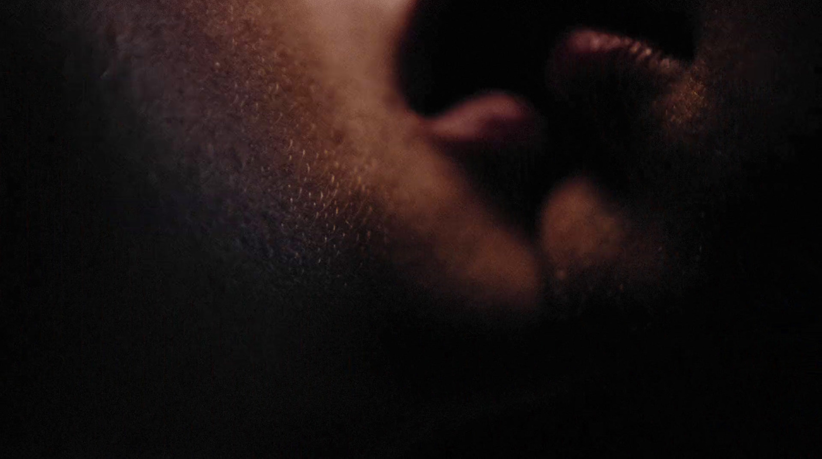 a close up of a person's nose with a blurry background