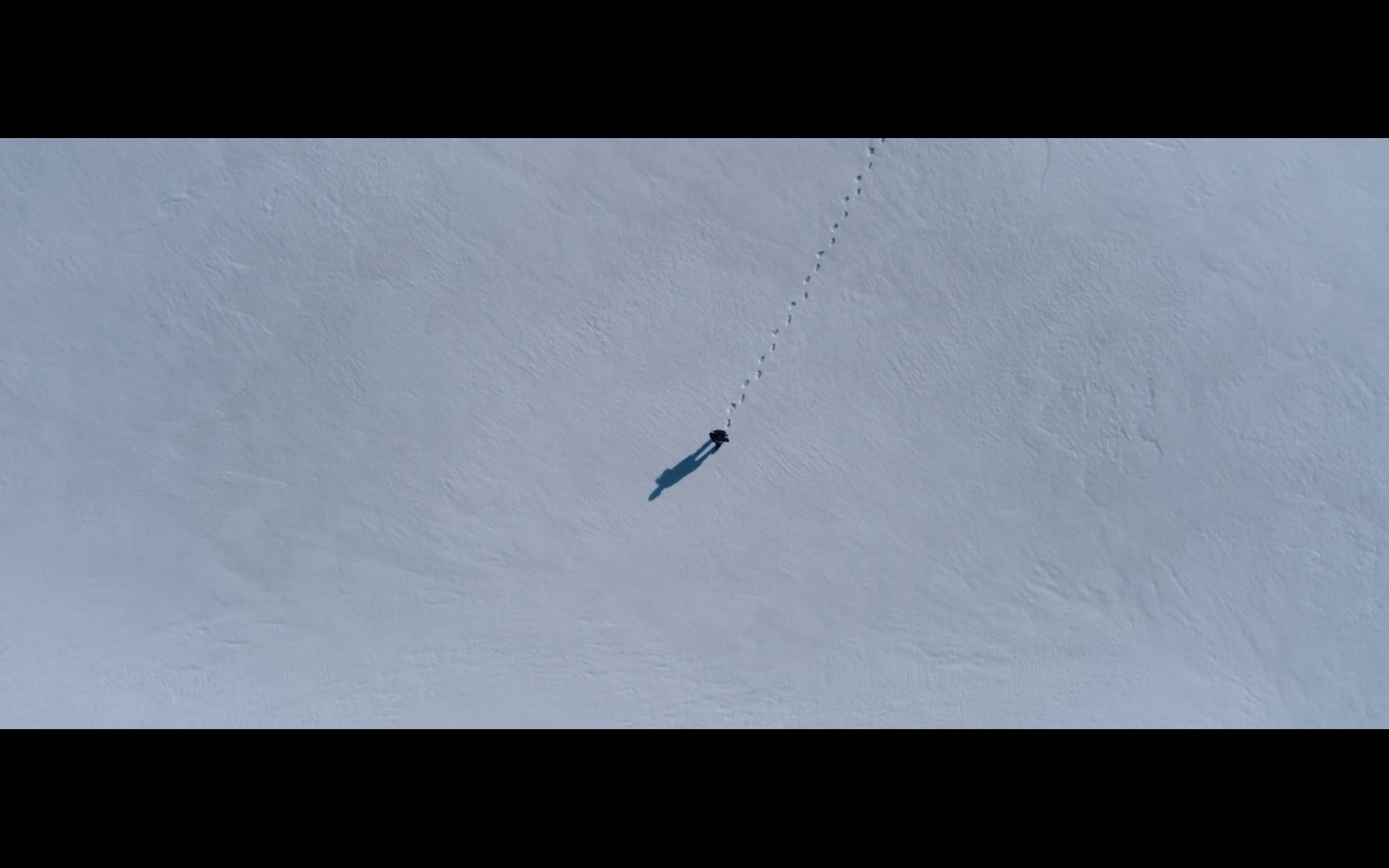 a person on skis is being pulled by a rope