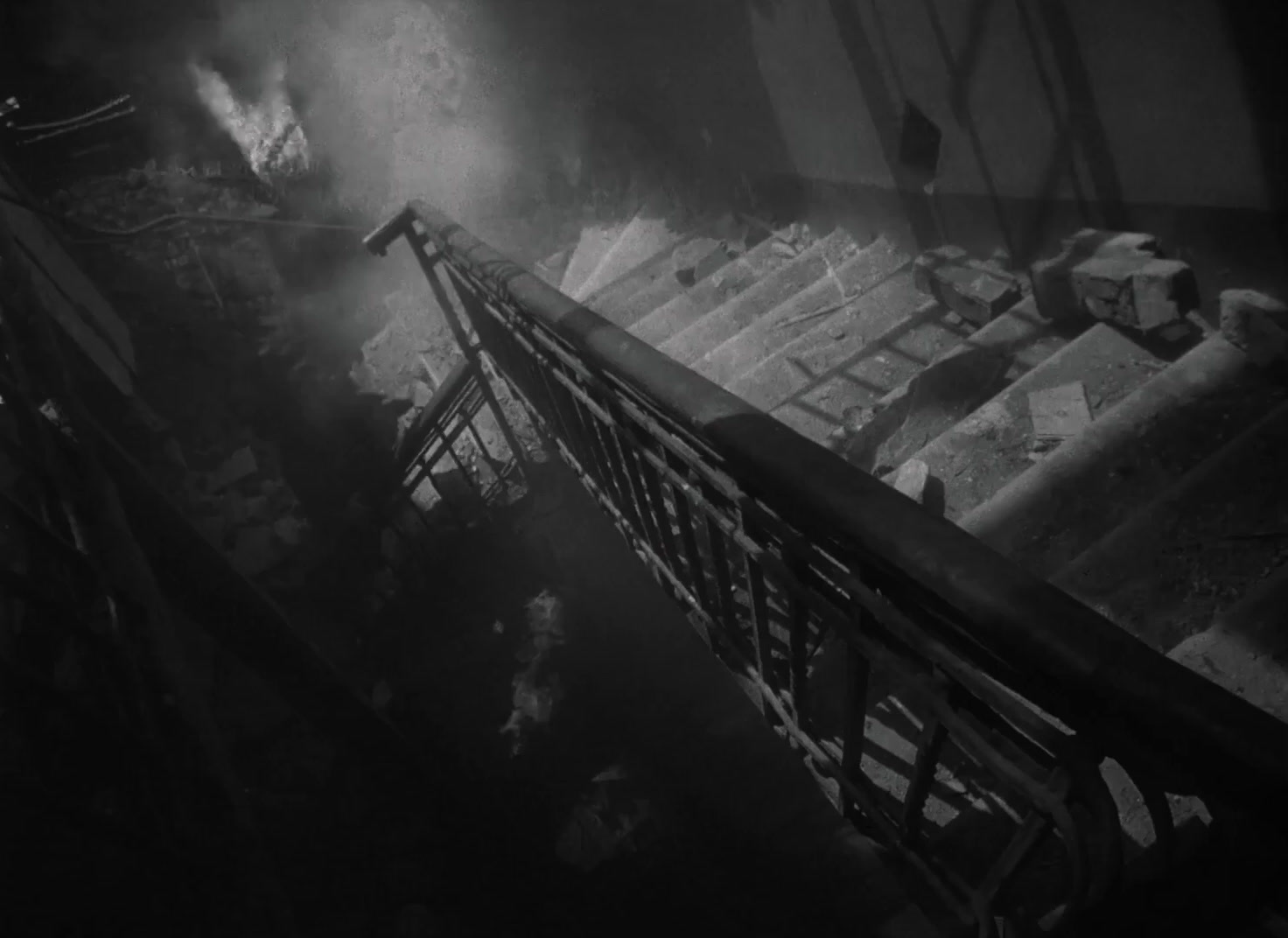 a black and white photo of a boat in the water