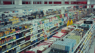 a grocery store filled with lots of drinks