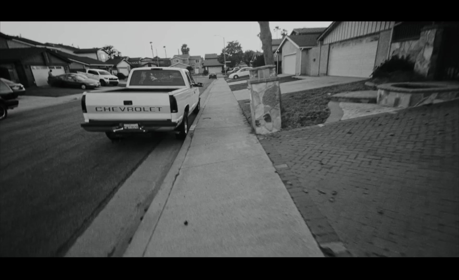 a police car parked on the side of a street