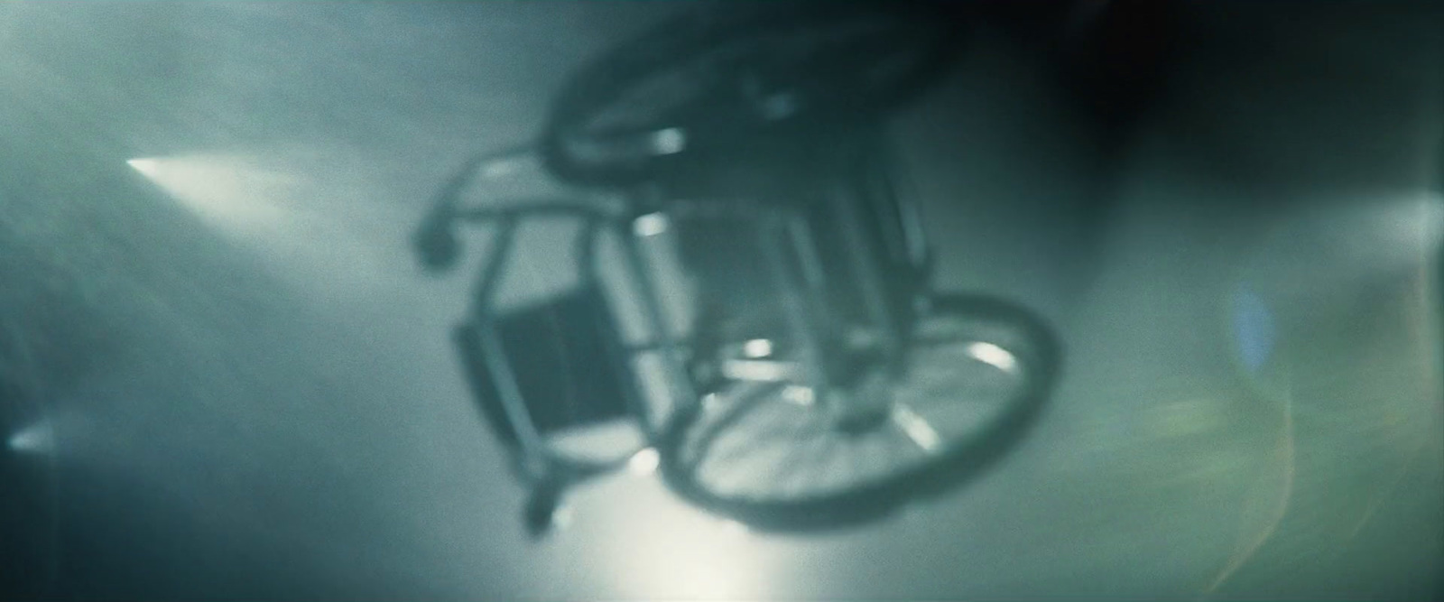 a blurry photo of a bike on a table