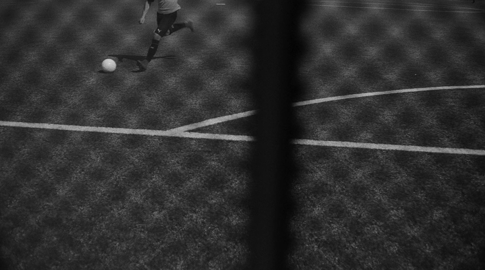 a person on a field with a tennis racket