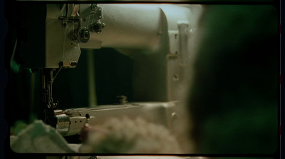 a close up of a sewing machine