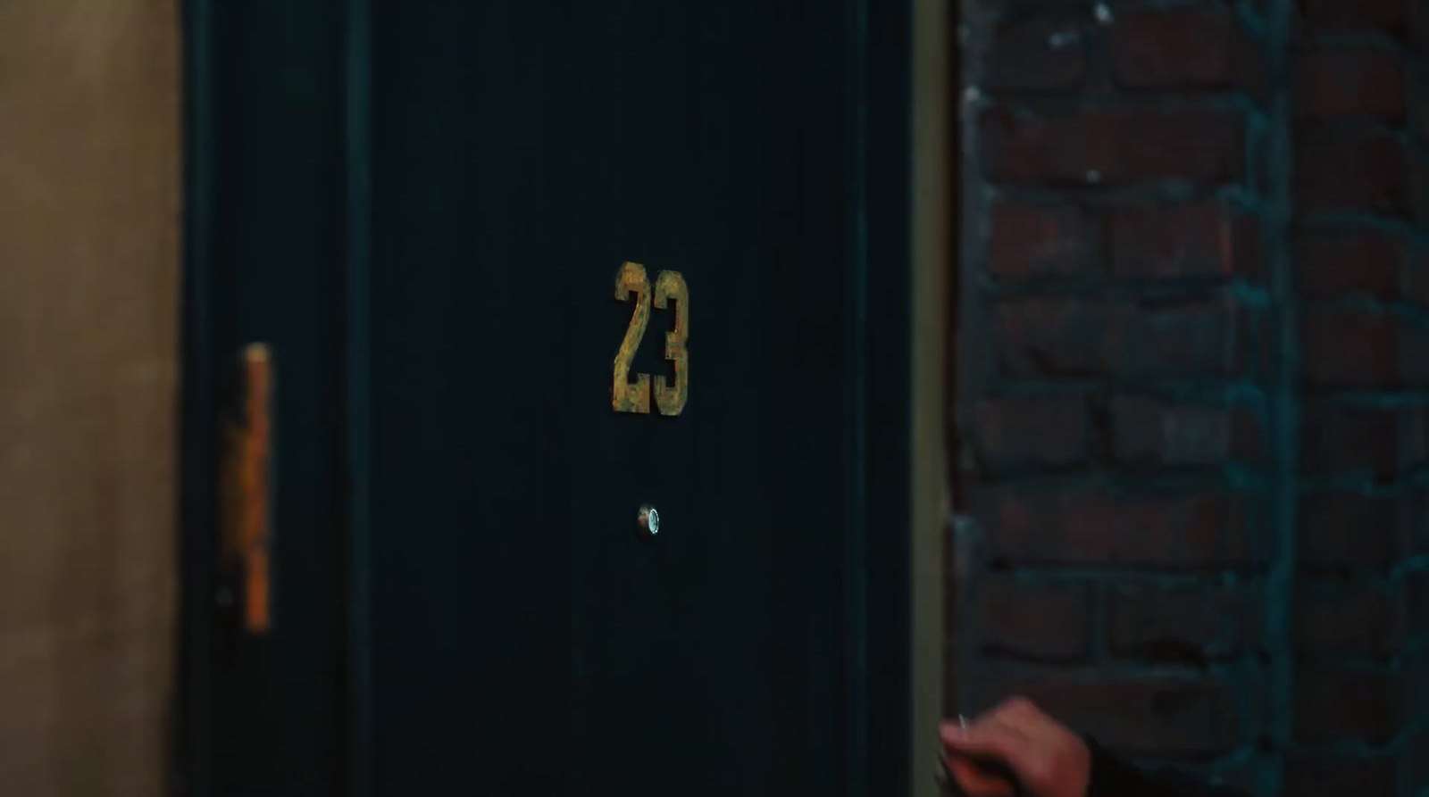 a door with the number twenty two written on it