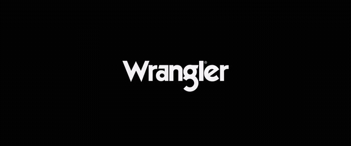 the word wrangler written in white on a black background