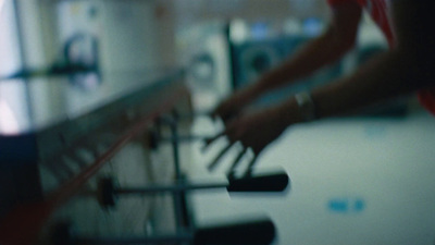 a close up of a person's hand on a keyboard