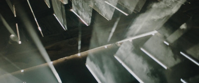 a close up of a metal object with a blurry background