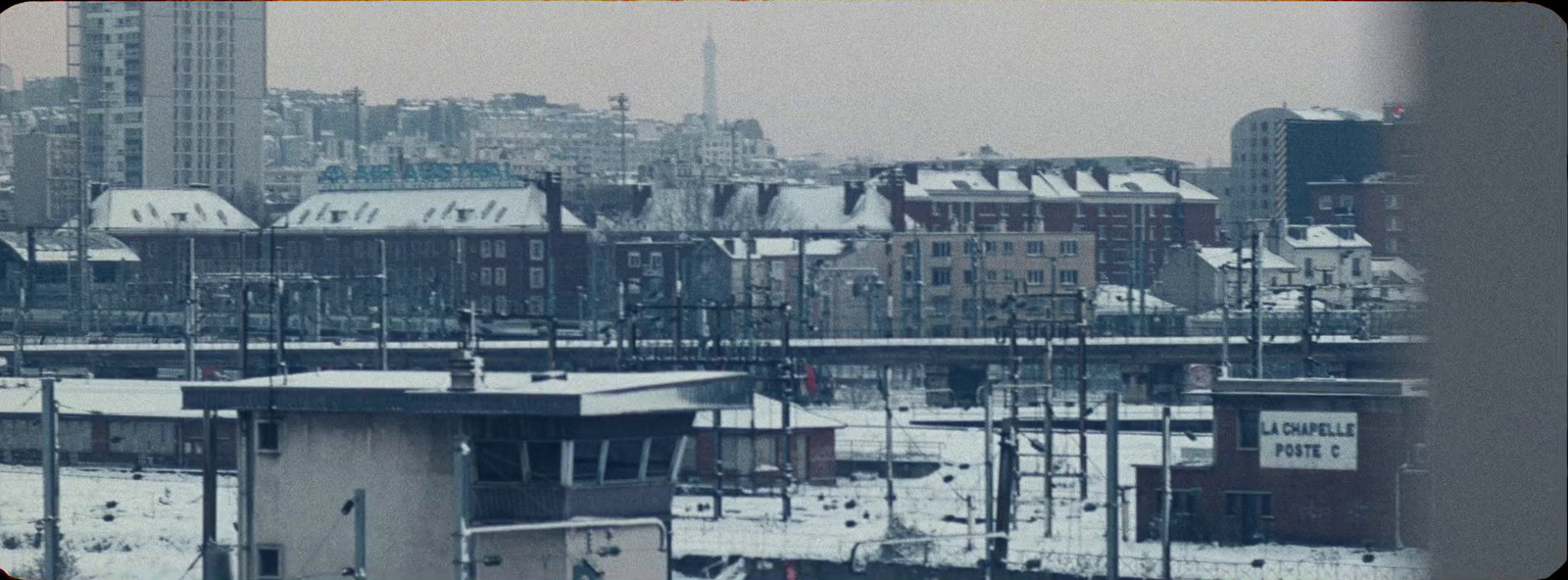 a view of a city from a high rise building