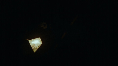 a street light in the dark at night