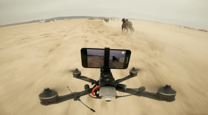 a person riding a horse on a sandy beach