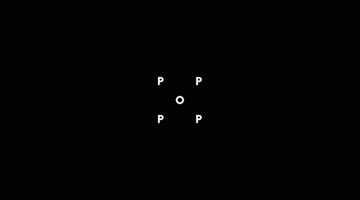 a black background with the words pop pop