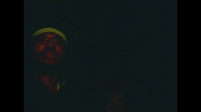 a blurry image of a person in the dark