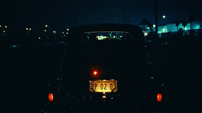 the back end of a car with a license plate