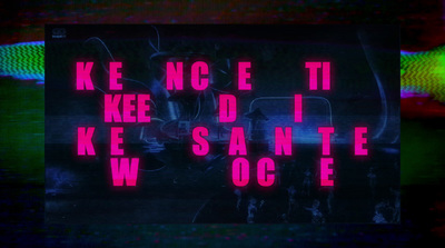 a neon sign that reads ke noce it keep do it ke san te w