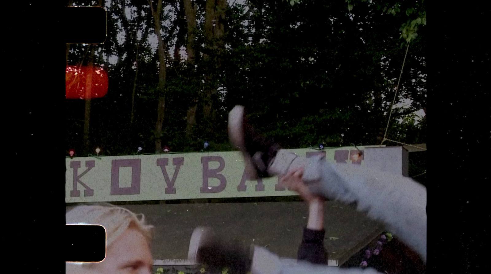 a person jumping a skate board in the air