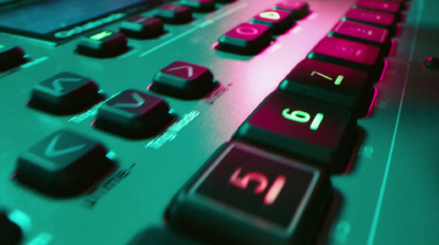 a close up of a control panel with buttons