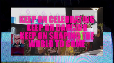 a collage of photos with the words keep on celebrating keep on dancing keep on